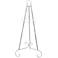 Kavia 46"H Gray Iron Scrolled Adjustable Stand Floor Easel