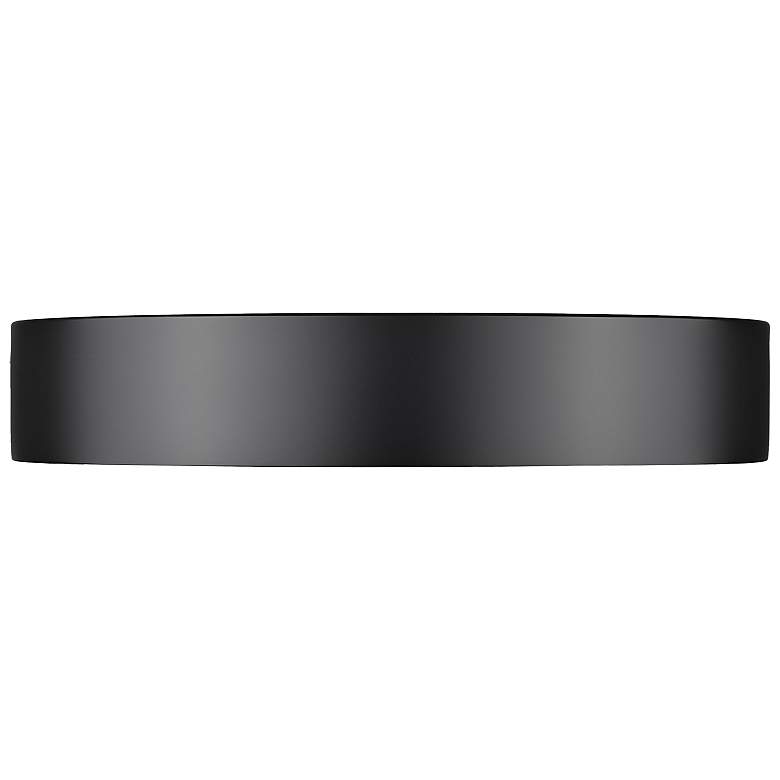 Image 5 Kawan 16" Wide Matte Black and Modern Gold LED Ceiling Light more views