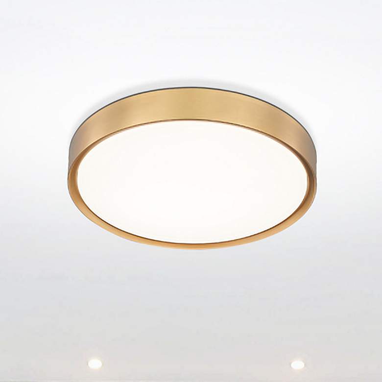 Image 1 Kawan 20" Wide Modern Gold LED Ceiling Light