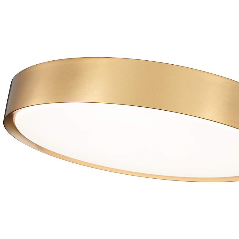Image 6 Kawan 20" Wide Modern Gold LED Ceiling Light more views