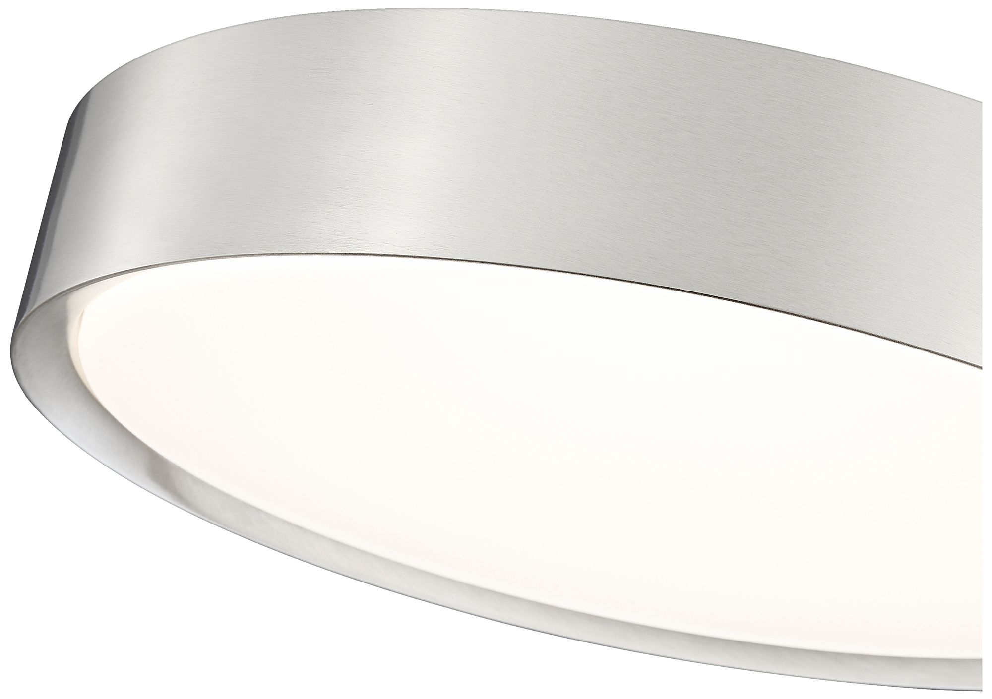 Image 3 Kawan by Z-Lite Brushed Nickel LED 16 inch 1 Light Flush Mount more views