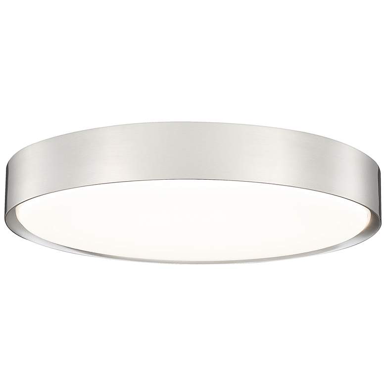 Image 1 Kawan by Z-Lite Brushed Nickel LED 20 inch 1 Light Flush Mount
