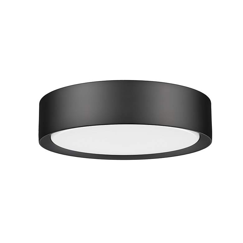Image 7 Kawan by Z-Lite Matte Black LED 12 inch 1 Light Flush Mount more views