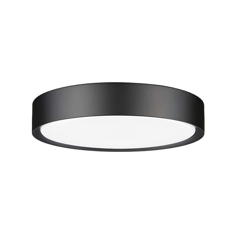 Image 7 Kawan by Z-Lite Matte Black LED 16 inch 1 Light Flush Mount more views