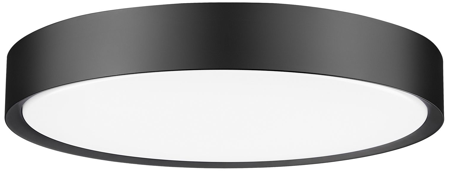 Image 6 Kawan by Z-Lite Matte Black LED 20 inch 1 Light Flush Mount more views