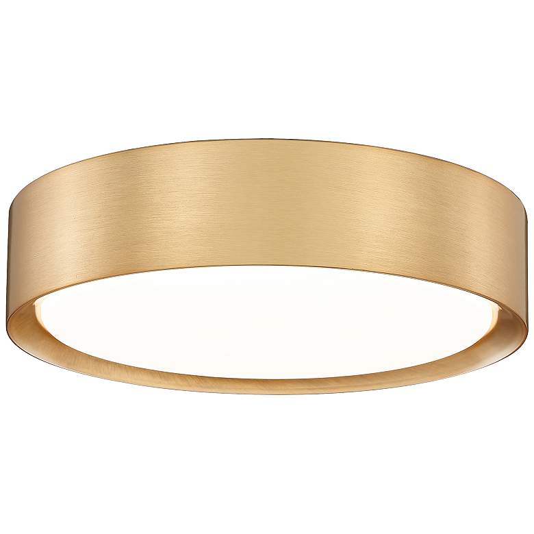 Image 2 Kawan by Z-Lite Modern Gold LED 12 inch 1 Light Flush Mount