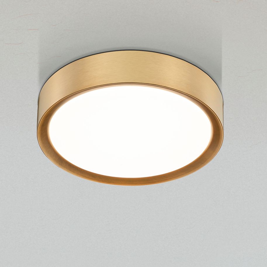 Kawan by Z-Lite Modern Gold LED 12 inch 1 Light Flush Mount