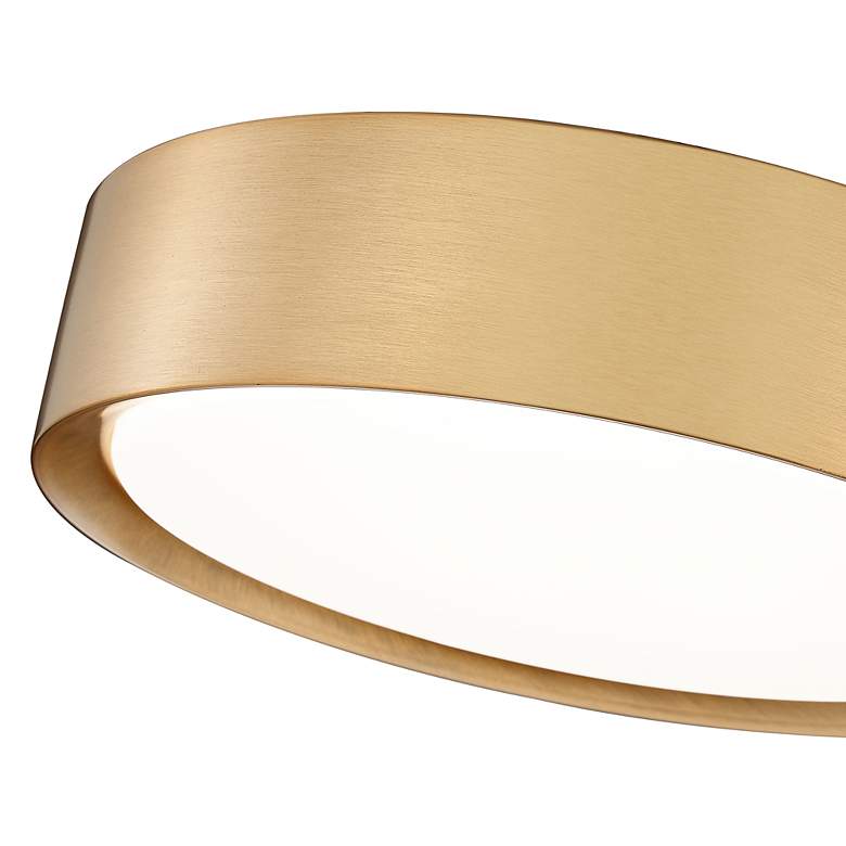 Image 7 Kawan by Z-Lite Modern Gold LED 12 inch 1 Light Flush Mount more views