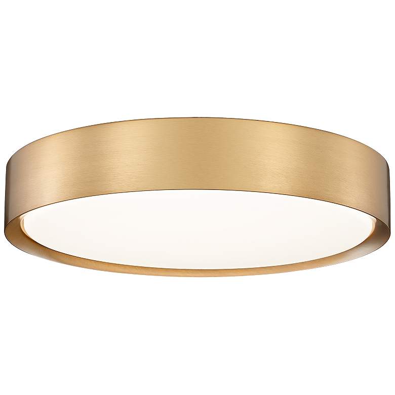 Image 2 Kawan by Z-Lite Modern Gold LED 16 inch 1 Light Flush Mount