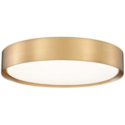 Kawan by Z-Lite Modern Gold LED 16 inch 1 Light Flush Mount