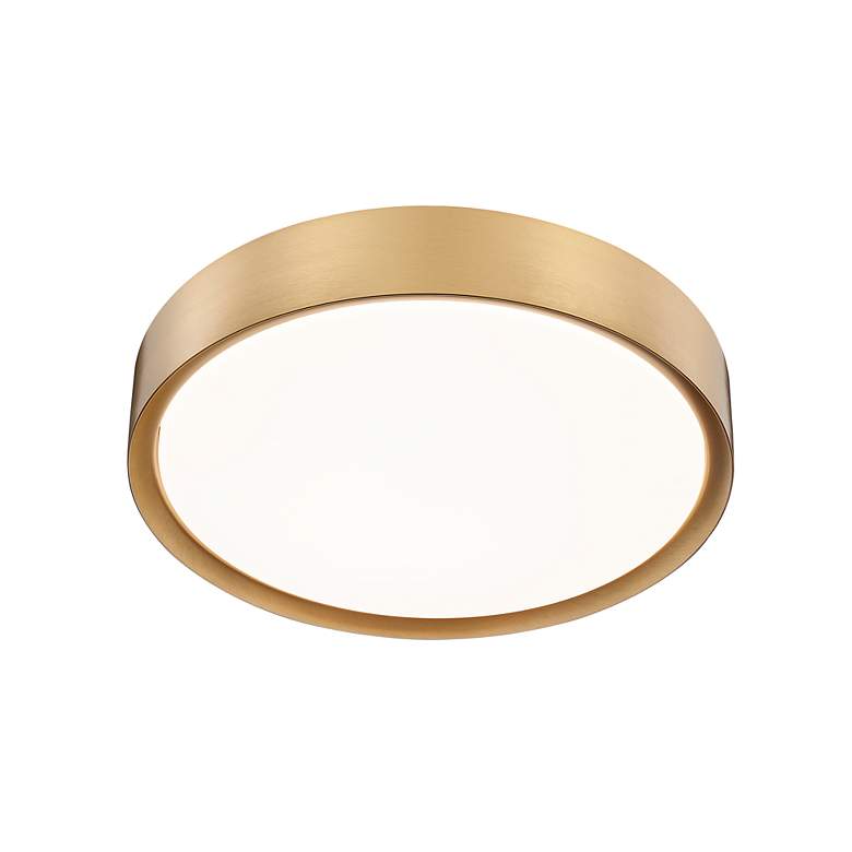Image 6 Kawan by Z-Lite Modern Gold LED 16 inch 1 Light Flush Mount more views
