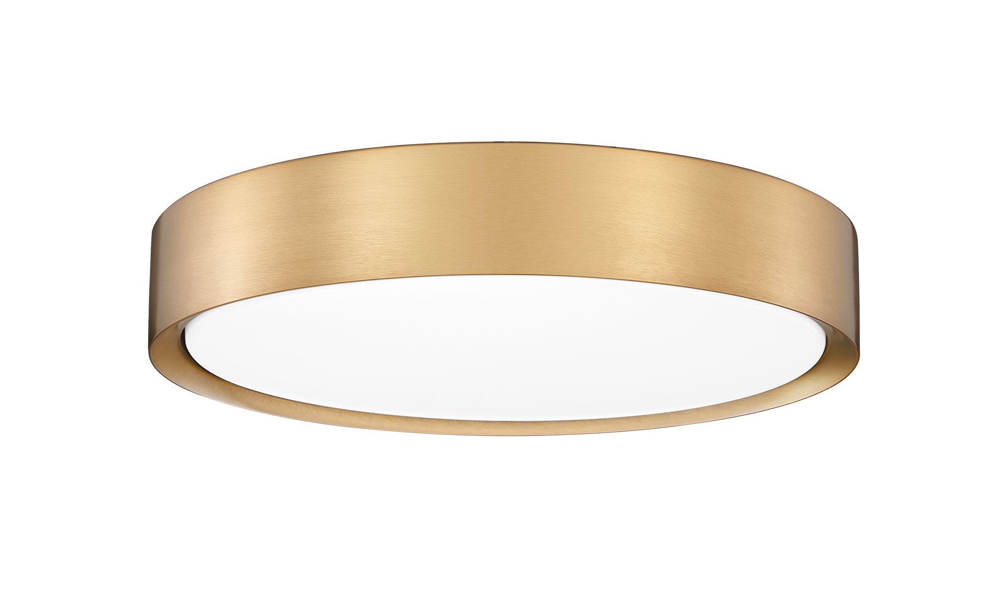 Kawan by Z-Lite Modern Gold LED 16 inch 1 Light Flush Mount