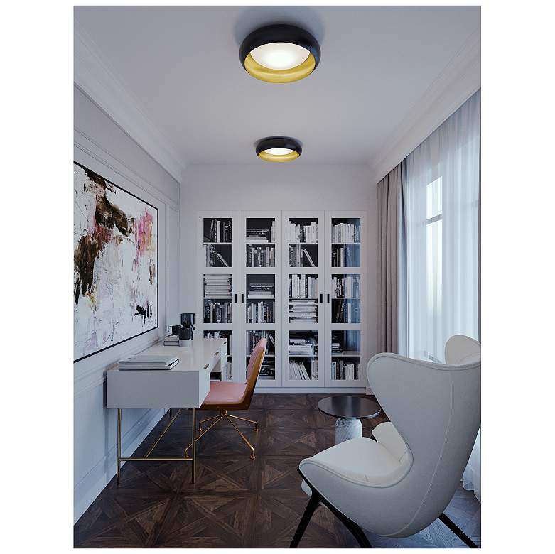 Image 3 Kayce Black Flush Mount more views