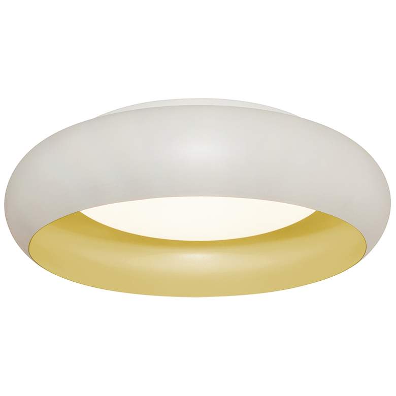 Image 1 Kayce White Flush Mount