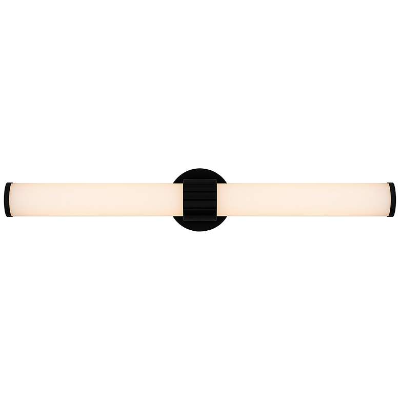 Image 2 Kaye Integrated LED Matte Black Bath Light
