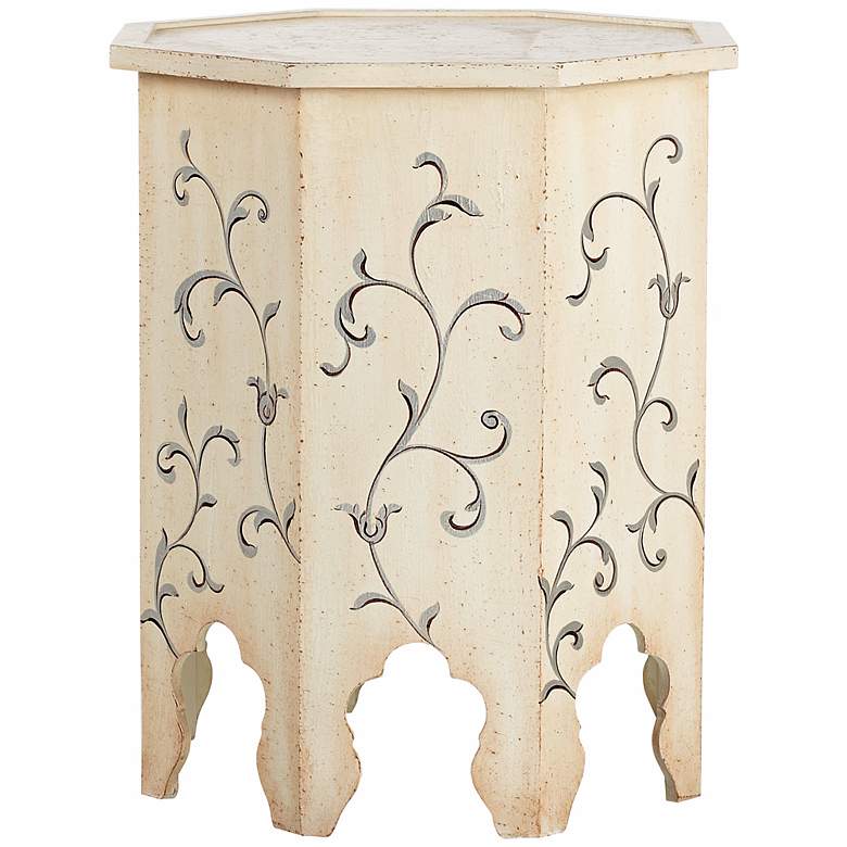 Image 1 Kayla Antique White Accent Table