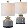 Kayla Rustic Gray 20" High Accent Table Lamps Set of 2