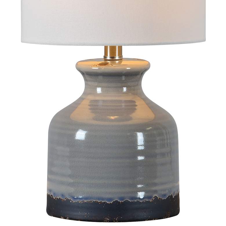 Image 3 Kayla Rustic Gray 20 inch High Accent Table Lamps Set of 2 more views