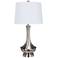 Kaylee 30" High Modern Brushed Steel Metal Table Lamp