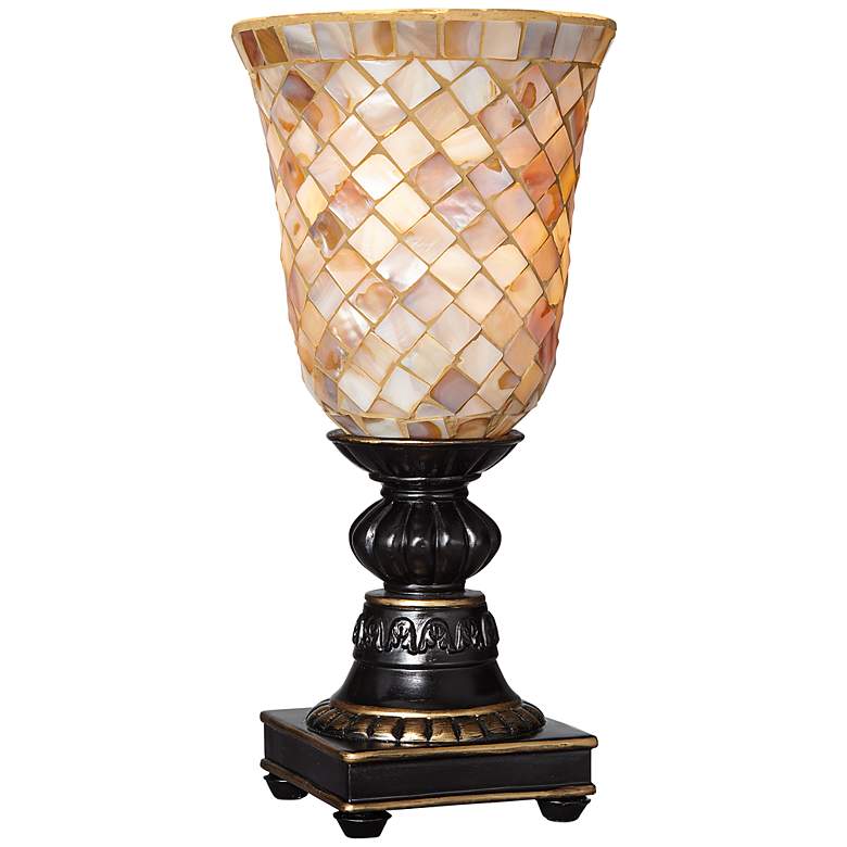 Image 1 Kaylin Mother of Pearl Uplight Accent Lamp