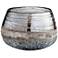 Kaylin Small Blue and Tan Glass Bowl