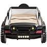 Kaylo Black Off-Road SUV Kids Bed with LED Lights and Sound