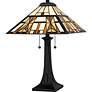 2_Kaylor 2-Light Matte Black Table Lamp more views