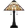 3_Kaylor 2-Light Matte Black Table Lamp more views