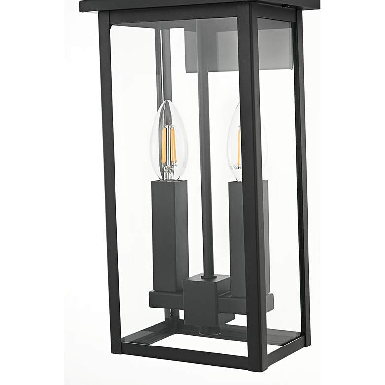 Image 5 Kaysen 15" High Black 2-Light Outdoor Wall Light more views