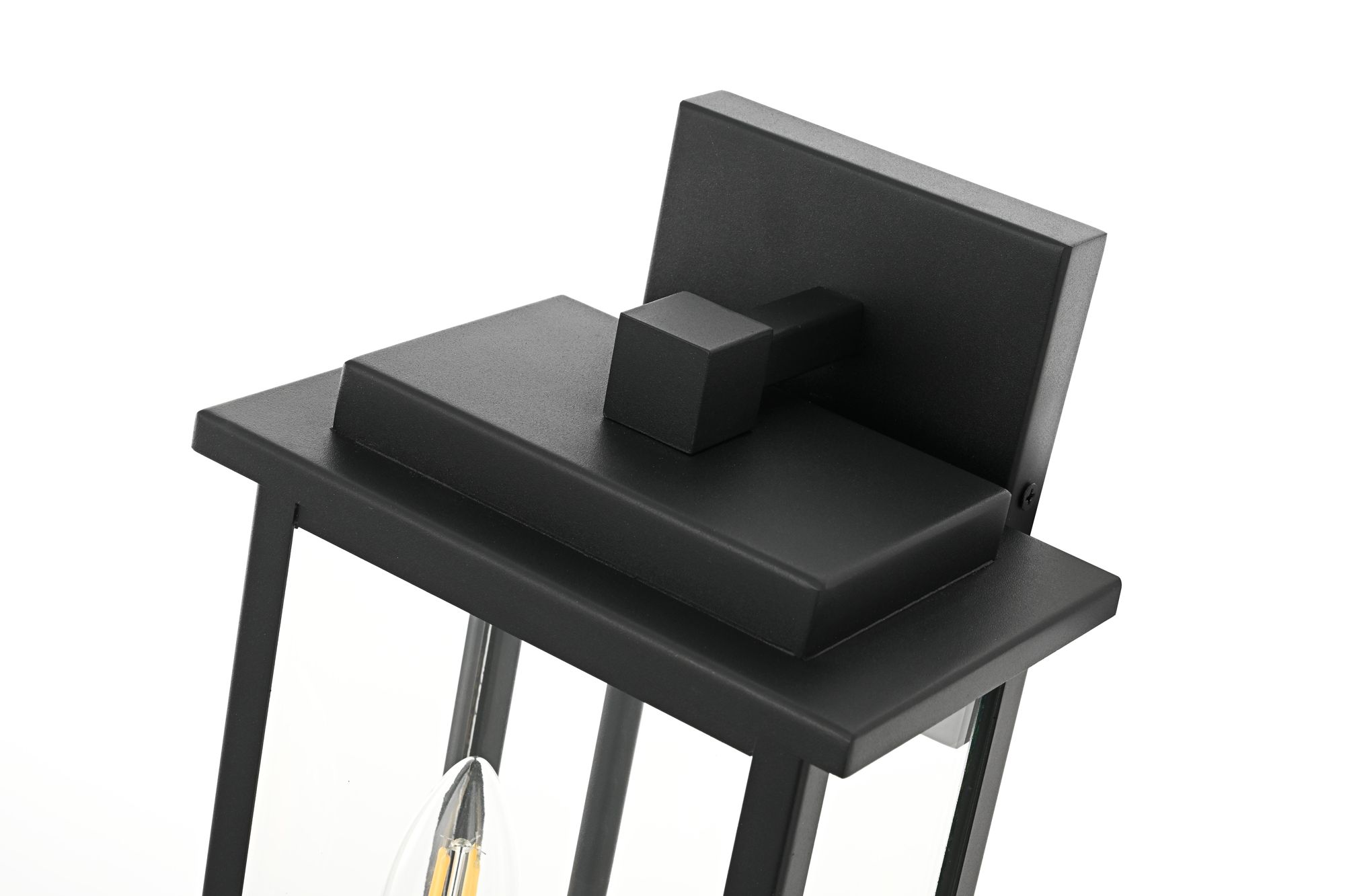 Kaysen 15" High Black 2-Light Outdoor Wall Light