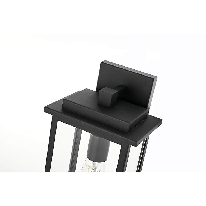 Image 4 Kaysen 15" High Black Outdoor Wall Light more views