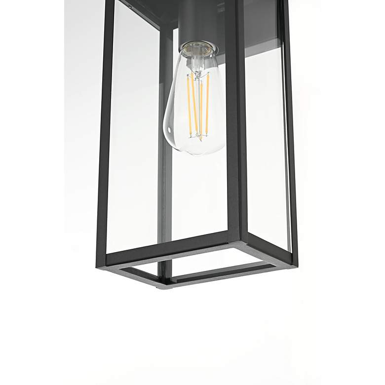 Image 5 Kaysen 15" High Black Outdoor Wall Light more views