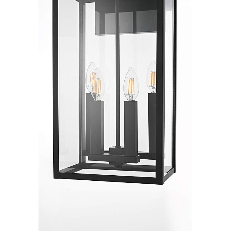 Image 5 Kaysen 21" High Black 4-Light Outdoor Wall Light more views