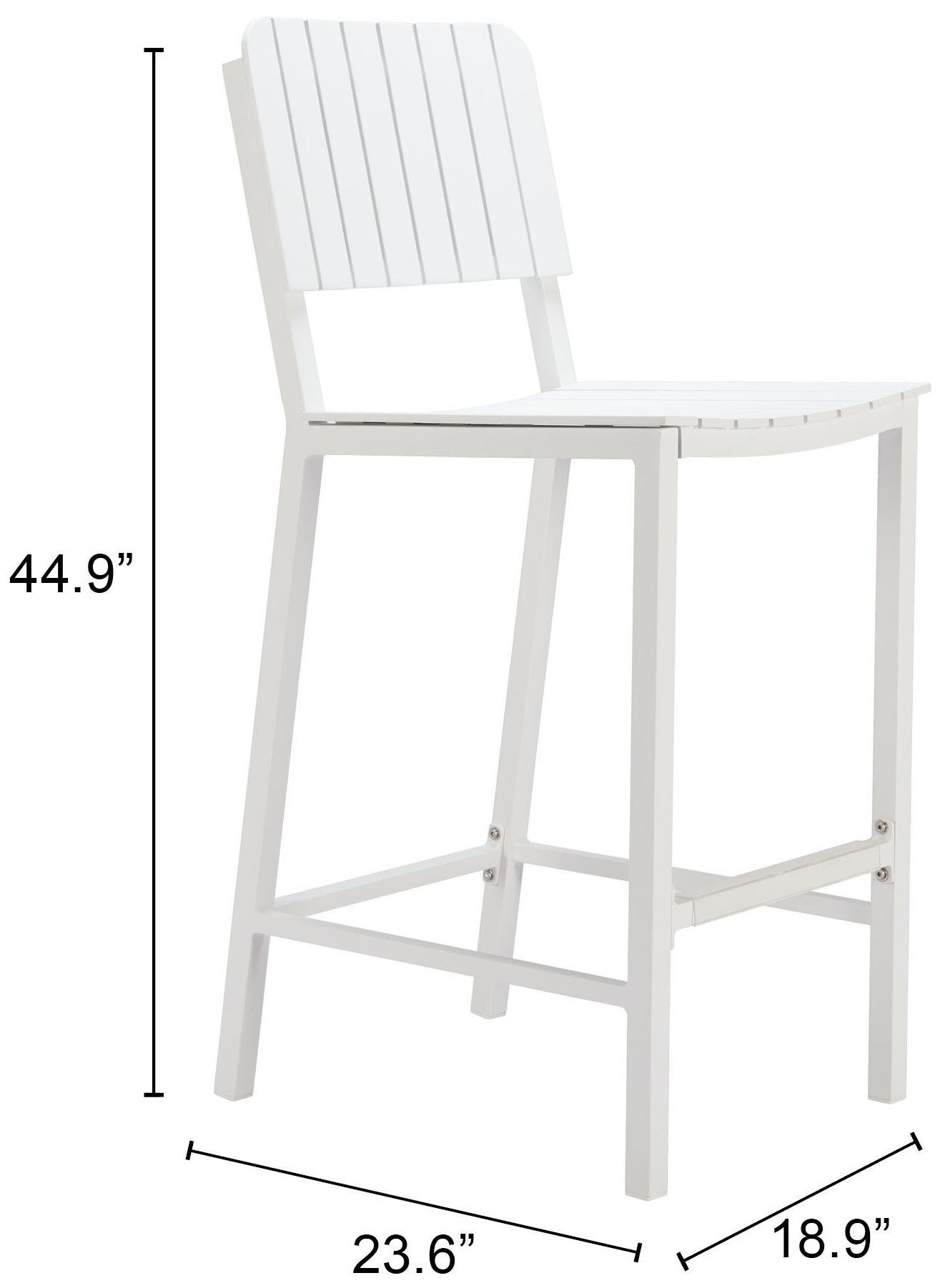 Image 7 Kayu Barstool White more views