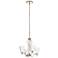 Kayva 20 1/4" Wide Polished Nickel 9-Light LED Chandelier