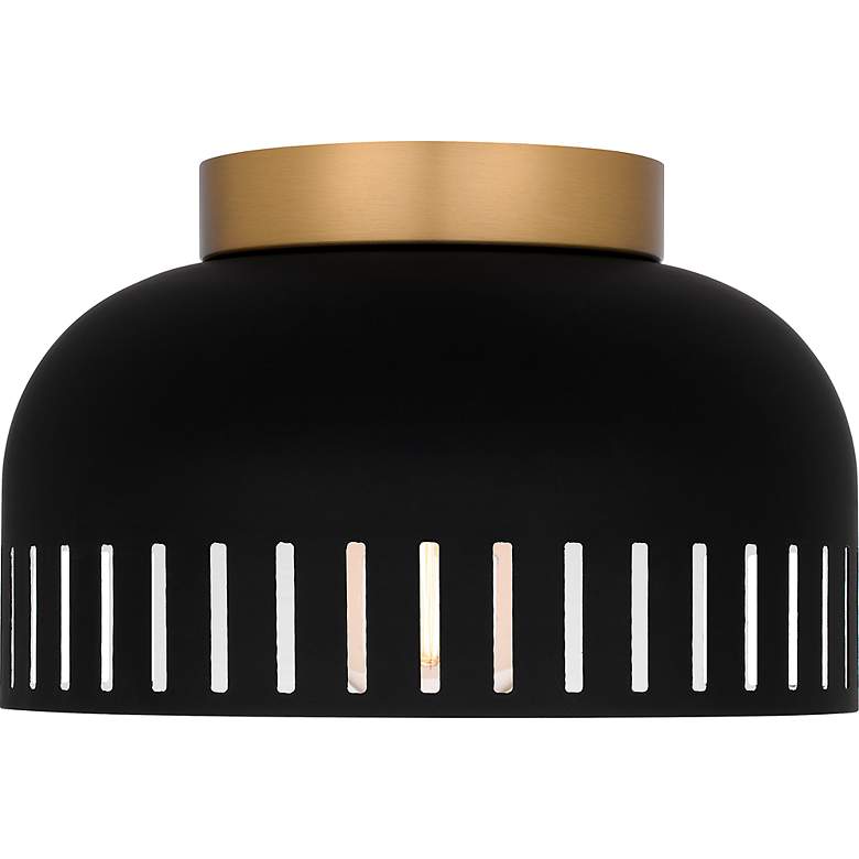 Image 5 Keagan 1-Light Matte Black Flush Mount Light more views