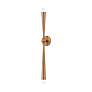 Keanu 33 3/4" High Patina Brass 2-Light Wall Sconce in scene