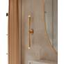 Keanu 33 3/4" High Patina Brass 2-Light Wall Sconce in scene