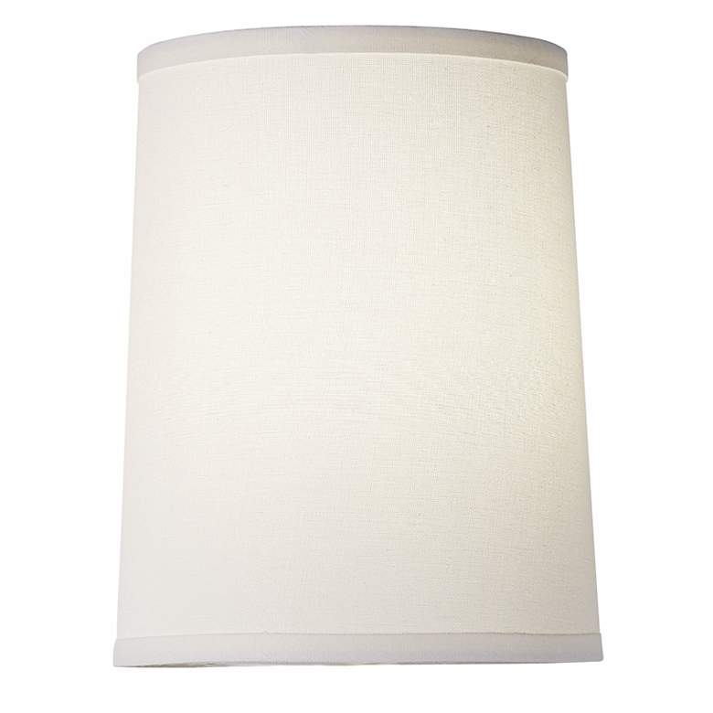 Image 1 Keanu Ivory Linen Lamp Shade 7x8x10x10 (Spider)