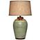 Kearny Celadon Green 29" High Handcrafted Cast Stone Table Lamp