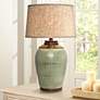 Kearny Celadon Green 29" High Handcrafted Cast Stone Table Lamp