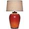 Kearny Light Redwood Urn Table Lamp