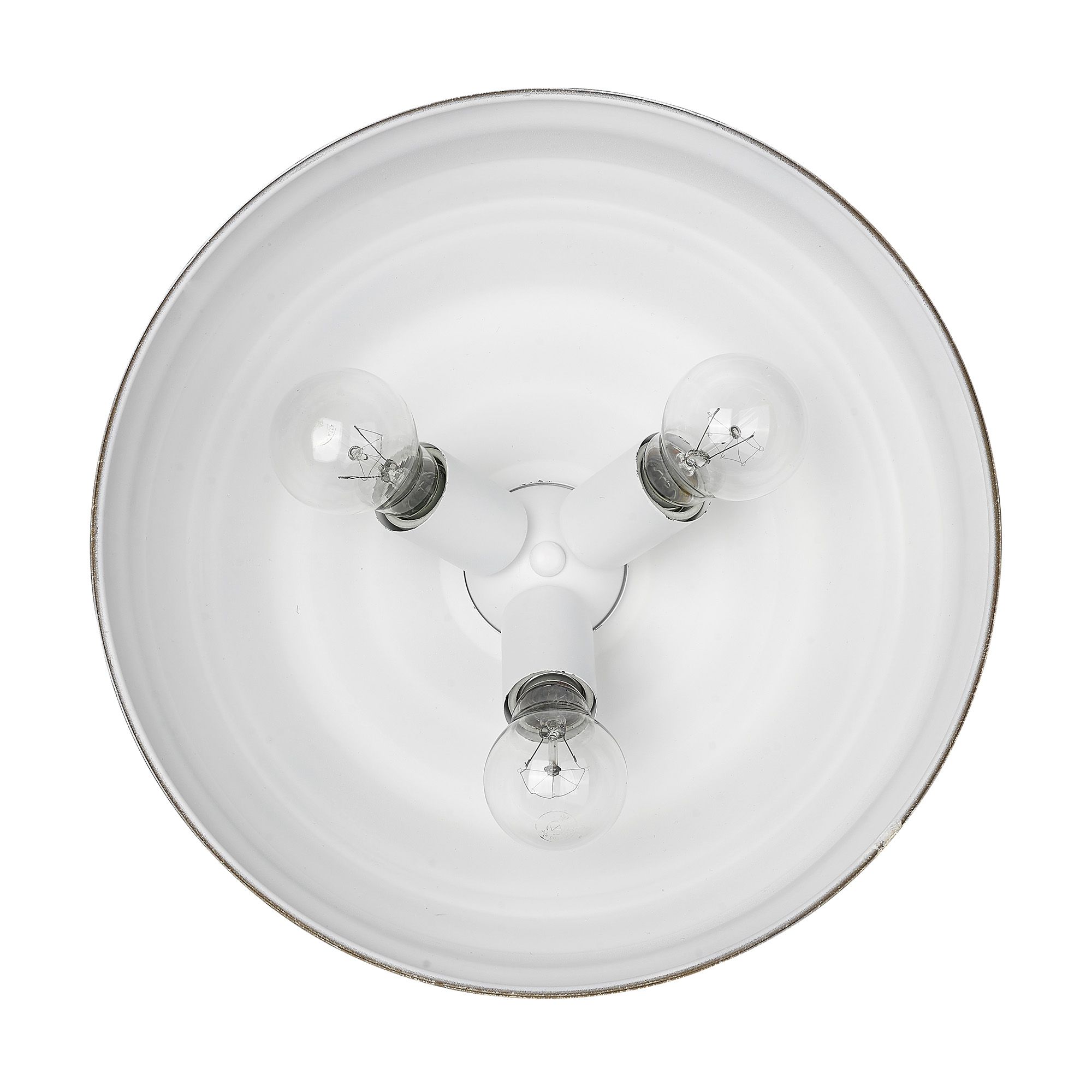 Keating 13 3/4" Wide Antique Ivory Ceiling Light