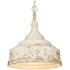 Keating 16 1/2" Wide Antique Ivory Pendant Light