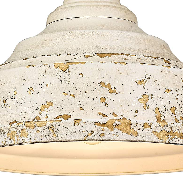Image 2 Keating 16 1/2" Wide Antique Ivory Pendant Light more views