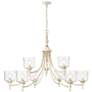 1_Keating 44" Wide Antique Ivory 9-Light Chandelier