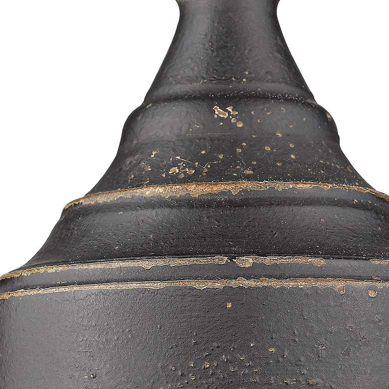 Image 4 Keating 9 1/4" Wide Antique Black Iron Mini Pendant more views