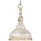 Keating 9 1/4" Wide Antique Ivory Mini Pendant