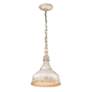 2_Keating 9 1/4" Wide Antique Ivory Mini Pendant more views