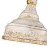 4_Keating 9 1/4" Wide Antique Ivory Mini Pendant more views
